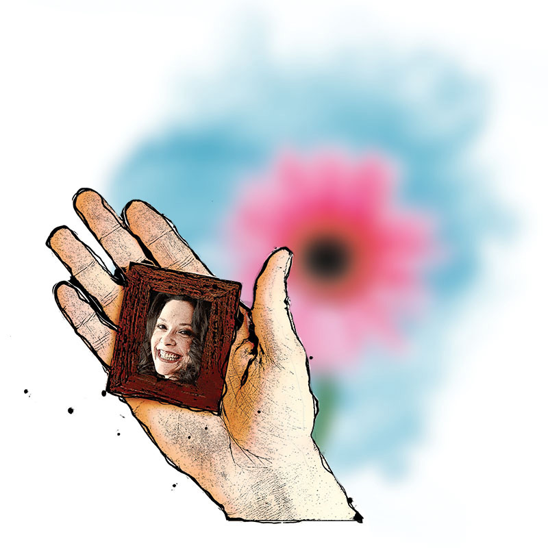 Picture in frame in Beyond Our Hidden Stars