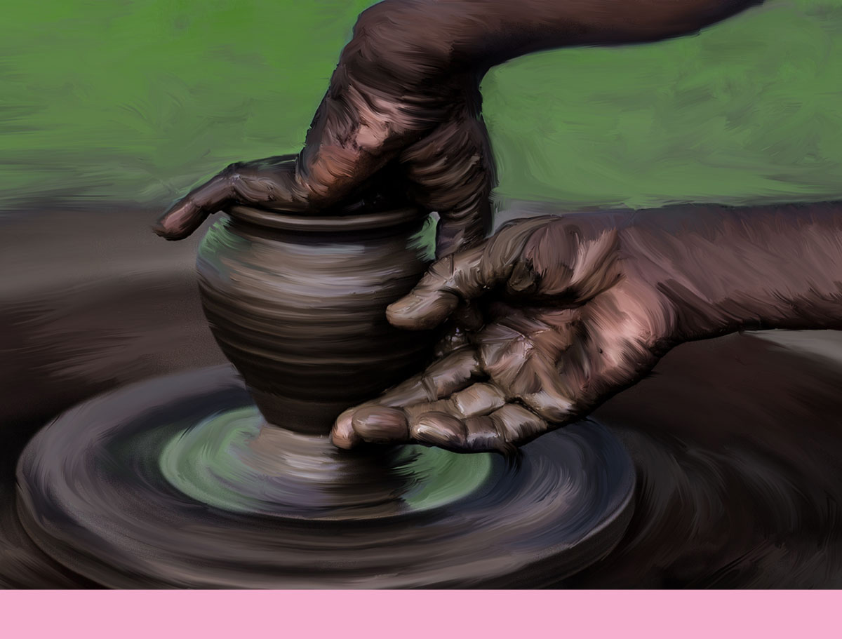 Potters wheel in The Last Petal