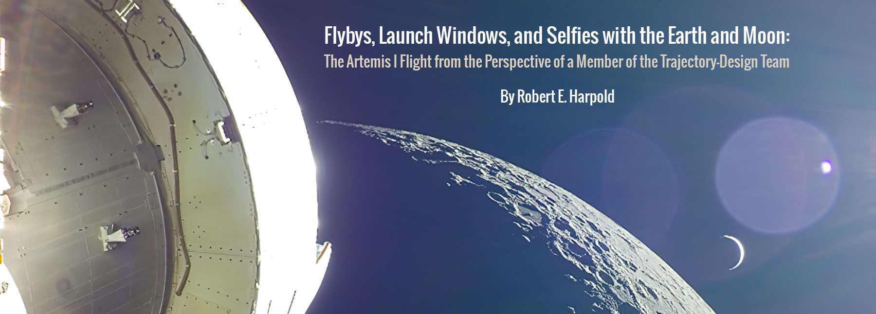 Flybys, Launch Windows, and Selfies with the Earth and Moon:The Artemis I Flight from the Perspective of a Member of the Trajectory-Design Team