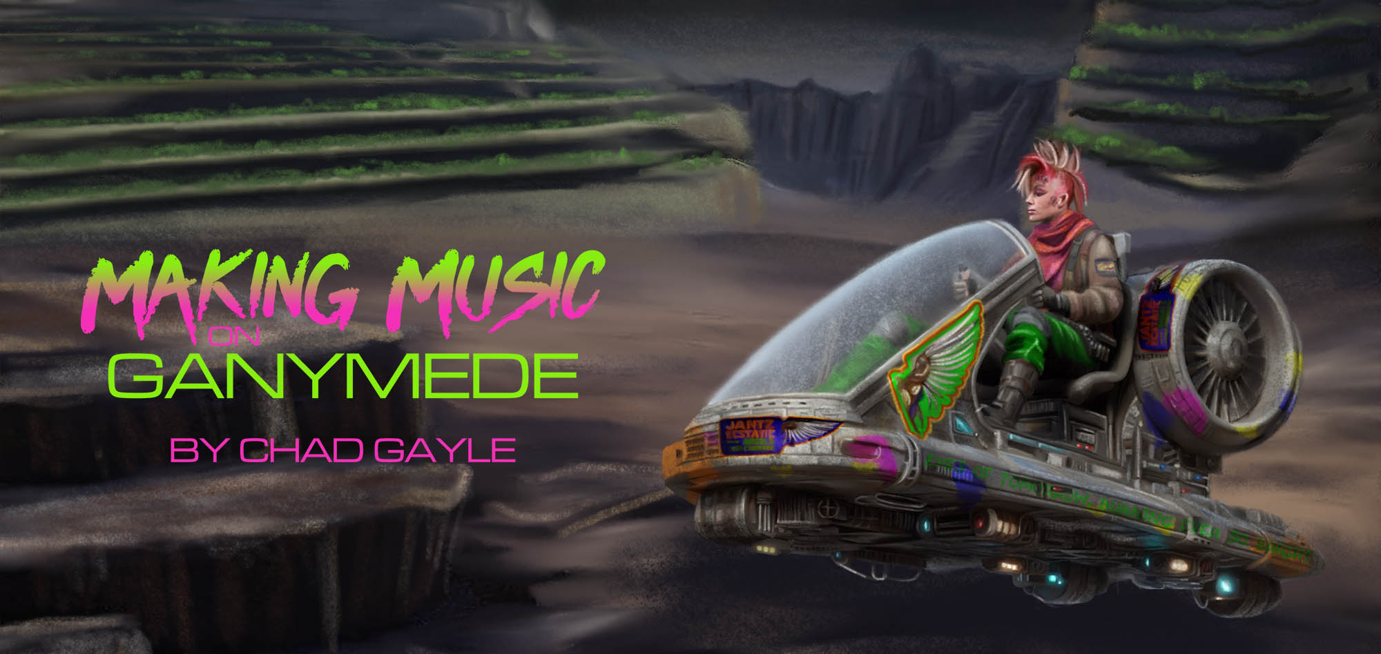 Making Music on Ganymede by Chad Gayle