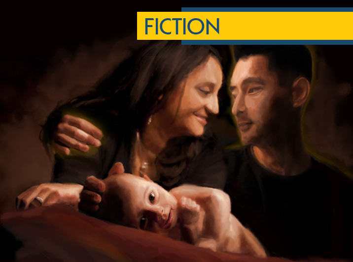 No Hugs for Holographic Fathers by Robert E. Harpold