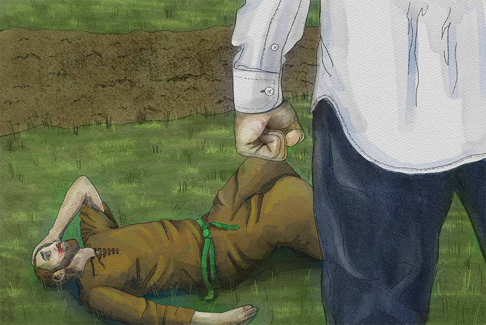 Songs of Summer, man sprawled on the ground