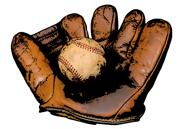 Glove and ball in Don't Look Back