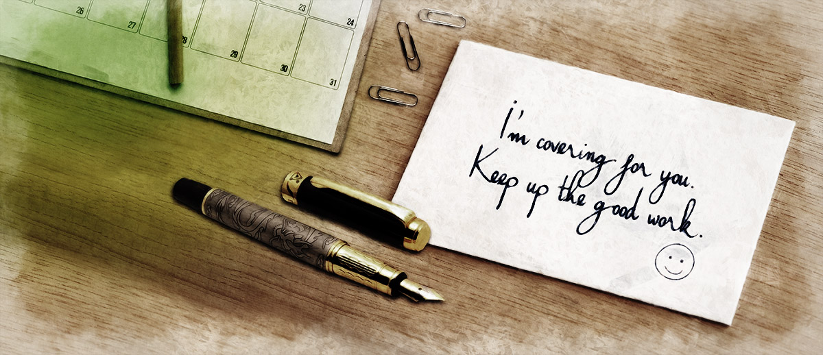 Note in Door to Portal: A Salesman's Story