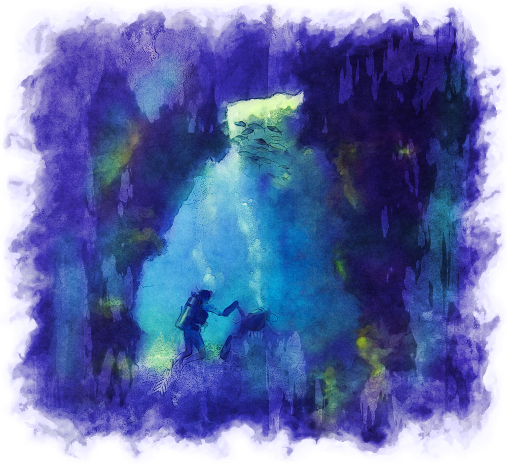 Silent Partnership, Part 2 underwater cavern