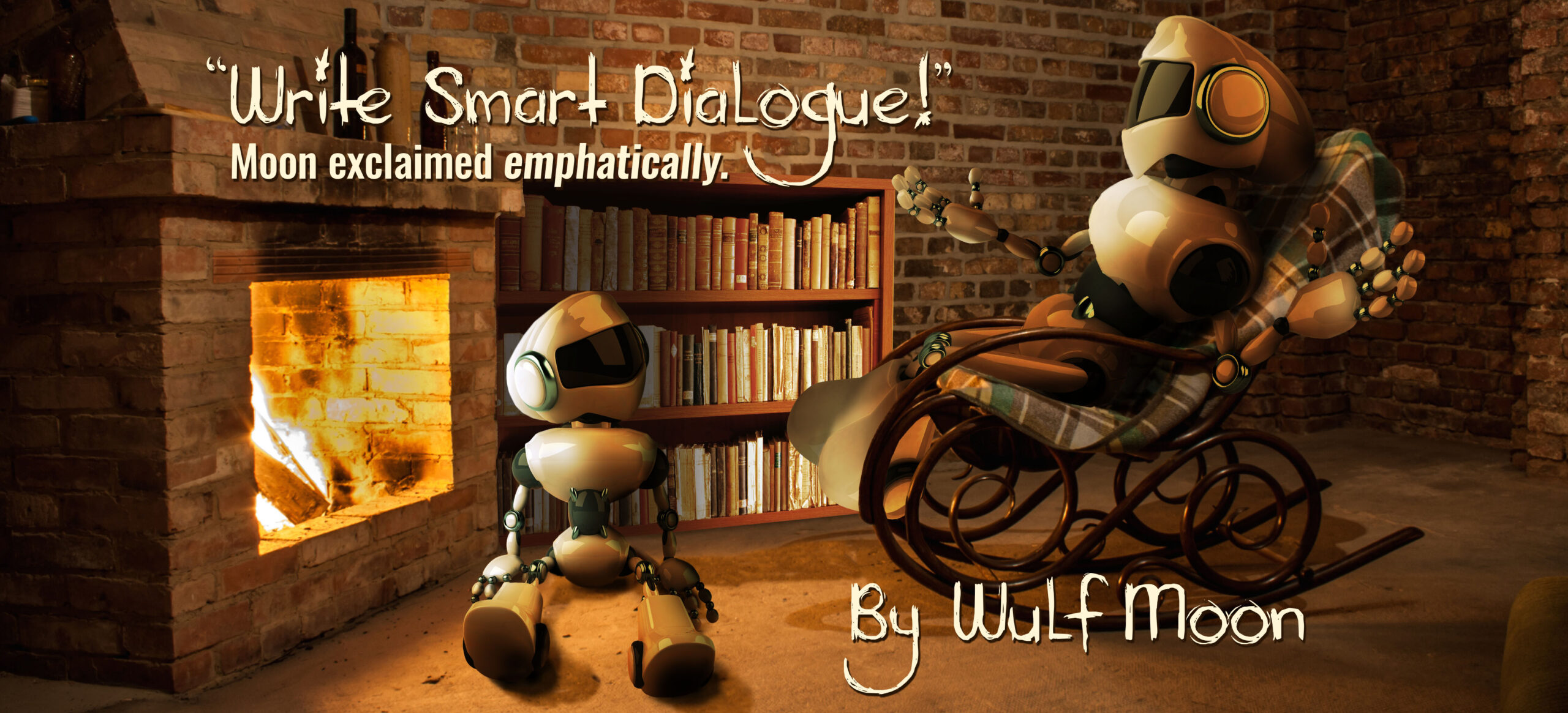 Wulf Moon's SUPER SECRETS: “Write Smart Dialogue!” Moon exclaimed emphatically.