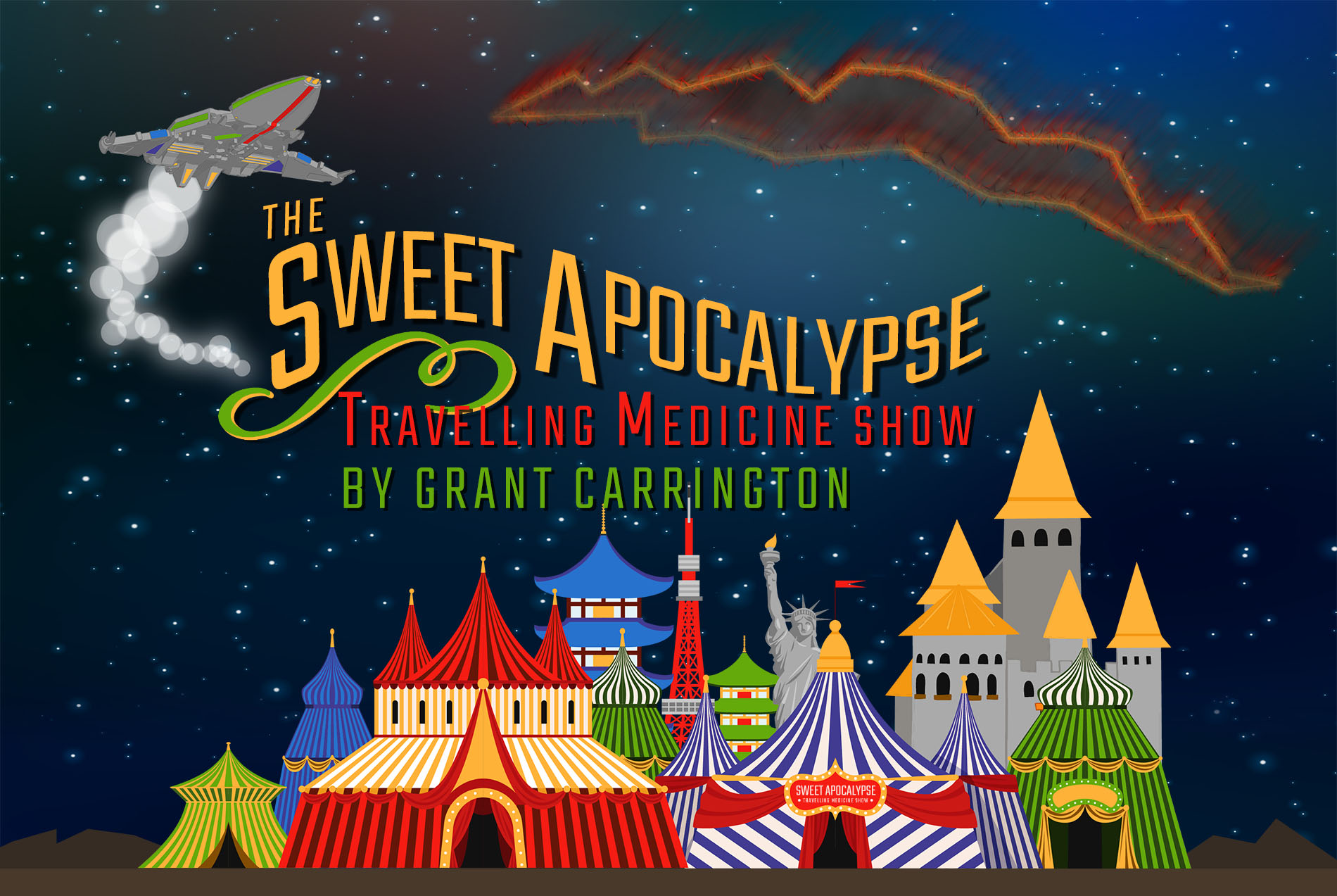 The Sweet Apocalypse Travelling Medicine Show & Gypsy Caravan, by Grant Carrington