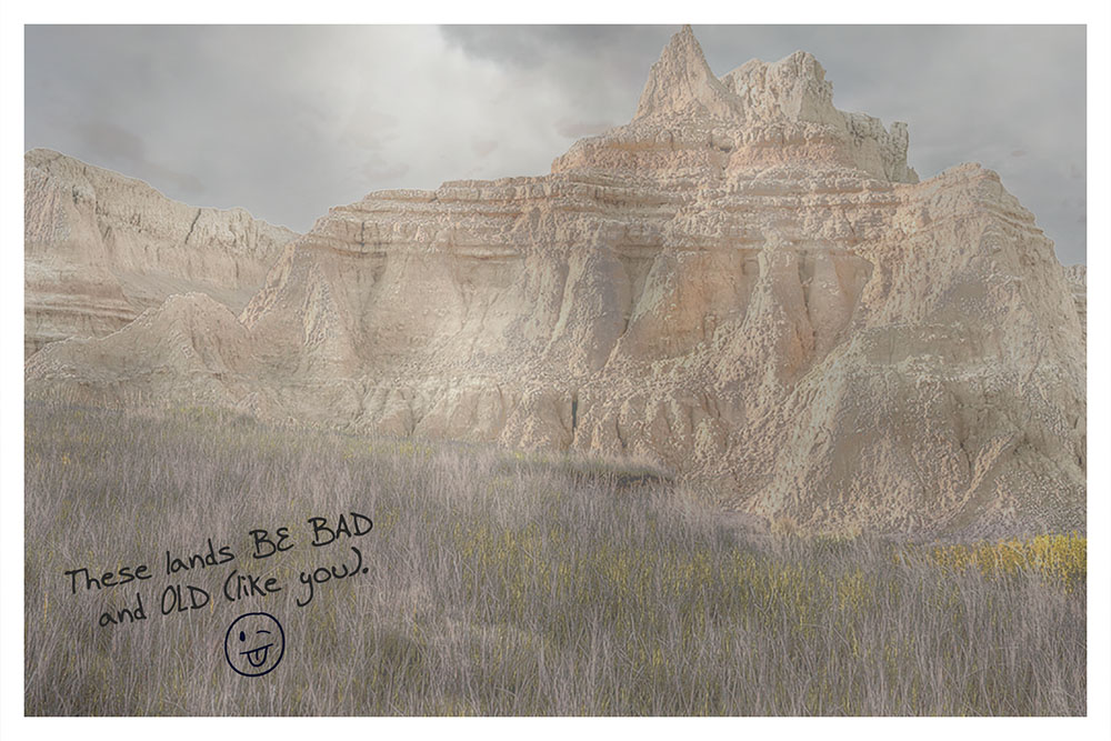 Hazy mountains in Three Postcards from Another Earth