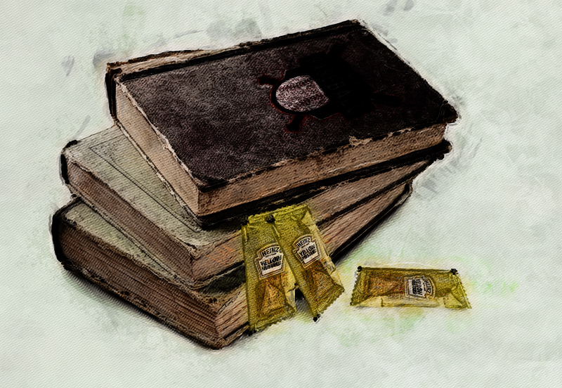 Books and Mustard in Vern Fronk Returns to Our Neighborhood