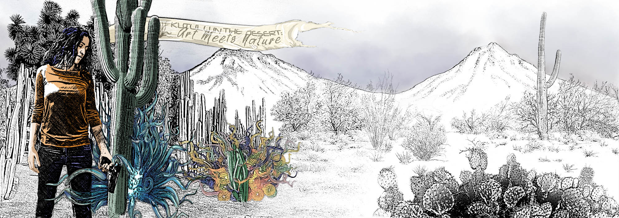 Kutulu in the Desert, by Angelique Fawns