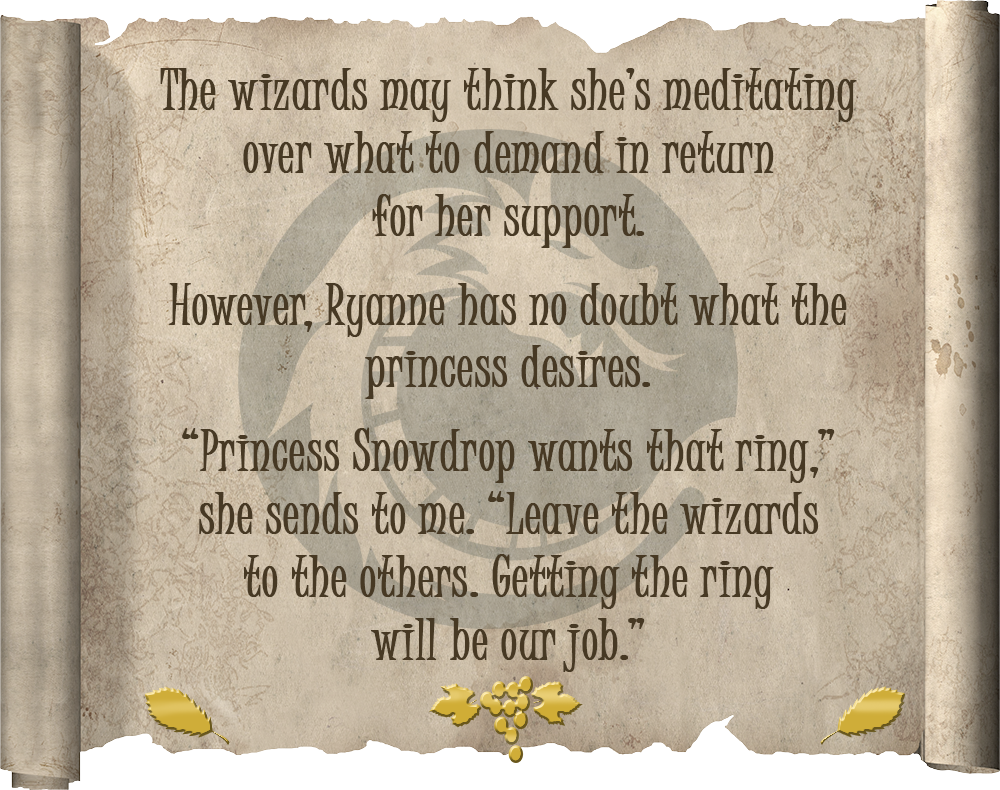 Callout in The Problem with Magic Rings by Jane Lindskold
