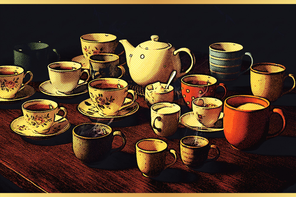 Darjeeling and Demons teacups