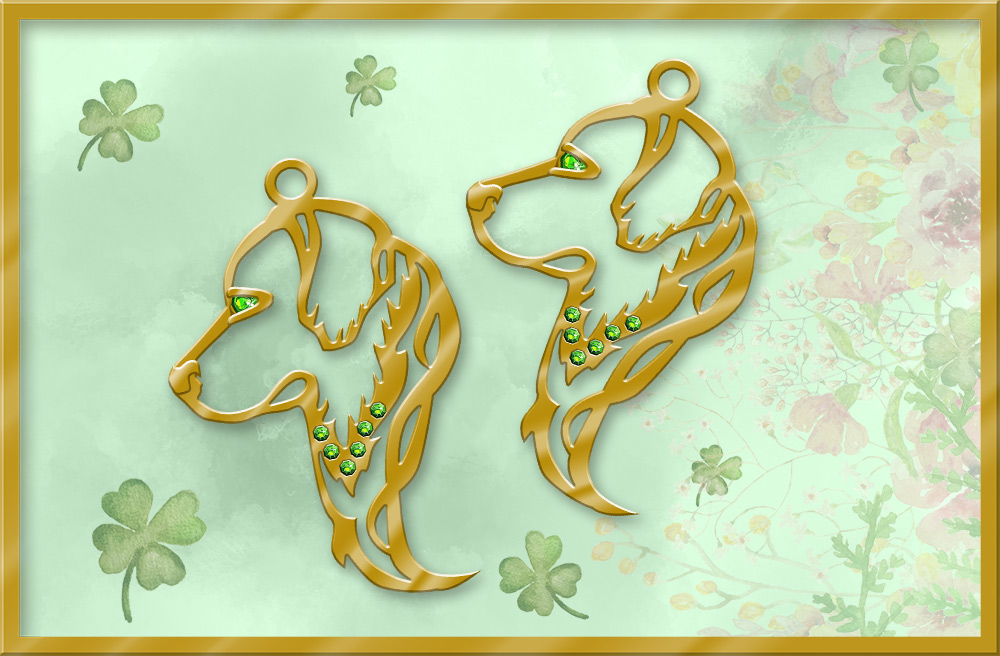 Golden retriever pendants