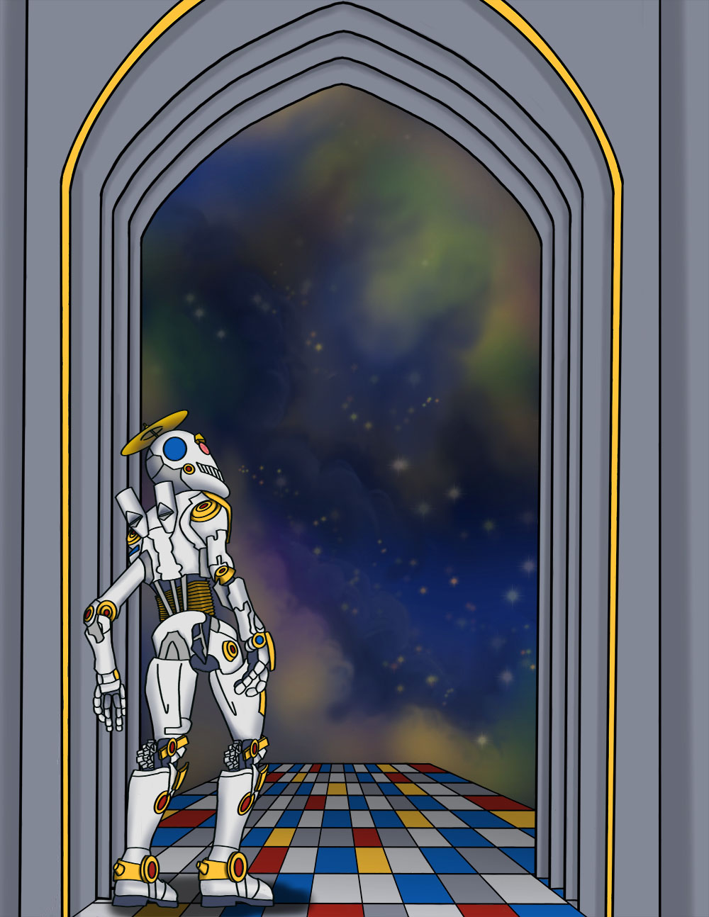 Muzik Man pondering his future.